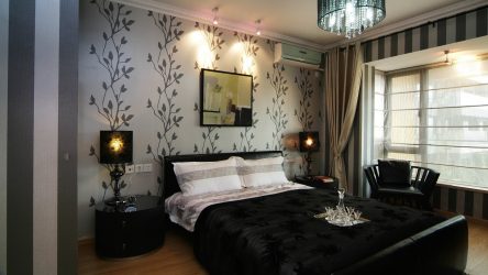 Combinação de papel de parede de quarto: mais de 240 fotos de combinações de interiores bonitas
