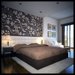 Combinação de papel de parede de quarto: mais de 240 fotos de combinações de interiores bonitas