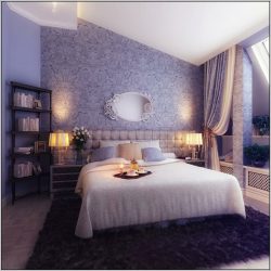 Combinação de papel de parede de quarto: mais de 240 fotos de combinações de interiores bonitas