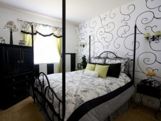 Combinação de papel de parede de quarto: mais de 240 fotos de combinações de interiores bonitas
