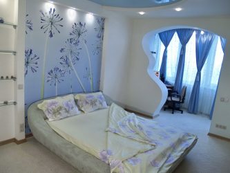Combinação de papel de parede de quarto: mais de 240 fotos de combinações de interiores bonitas