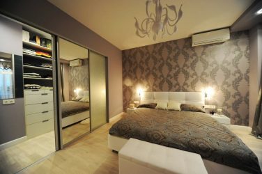 Combinação de papel de parede de quarto: mais de 240 fotos de combinações de interiores bonitas
