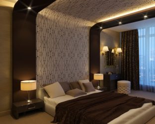 Combinação de papel de parede de quarto: mais de 240 fotos de combinações de interiores bonitas