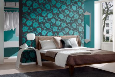 Combinação de papel de parede de quarto: mais de 240 fotos de combinações de interiores bonitas