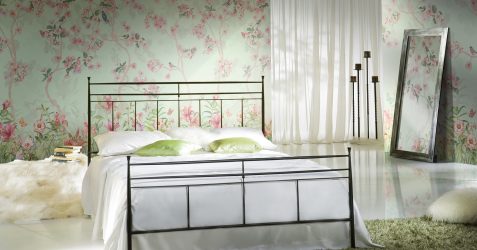 Combinação de papel de parede de quarto: mais de 240 fotos de combinações de interiores bonitas