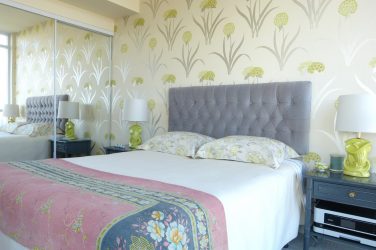 Combinação de papel de parede de quarto: mais de 240 fotos de combinações de interiores bonitas