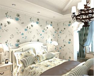 Combinação de papel de parede de quarto: mais de 240 fotos de combinações de interiores bonitas