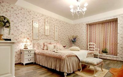 Combinação de papel de parede de quarto: mais de 240 fotos de combinações de interiores bonitas