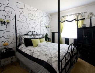 Combinação de papel de parede de quarto: mais de 240 fotos de combinações de interiores bonitas