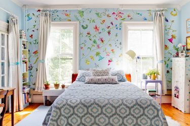 Papéis de parede no quarto - idéias interiores modernos de 2017, fotos e recomendações que não podem ser ignoradas