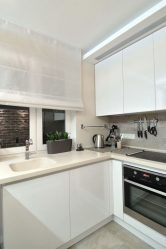 Studio Apartment: Soluções de estilo com elementos decorativos. 205+ Idéias Fotográficas de interior moderno