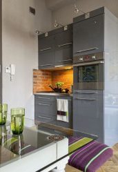 Studio Apartment: Soluções de estilo com elementos decorativos. 205+ Idéias Fotográficas de interior moderno
