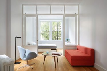 Studio Apartment: Soluções de estilo com elementos decorativos. 205+ Idéias Fotográficas de interior moderno