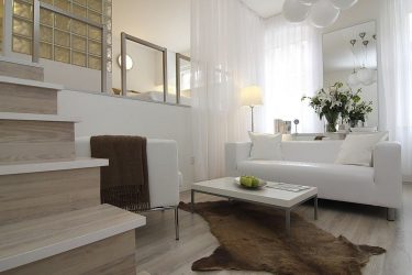 Studio Apartment: Soluções de estilo com elementos decorativos. 205+ Idéias Fotográficas de interior moderno