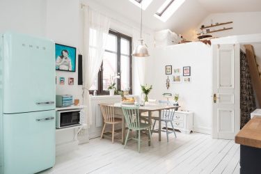 Studio Apartment: Soluções de estilo com elementos decorativos. 205+ Idéias Fotográficas de interior moderno