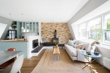 Studio Apartment: Soluções de estilo com elementos decorativos. 205+ Idéias Fotográficas de interior moderno