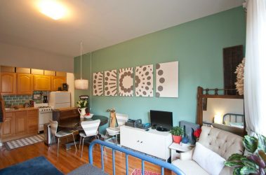 Studio Apartment: Soluções de estilo com elementos decorativos. 205+ Idéias Fotográficas de interior moderno