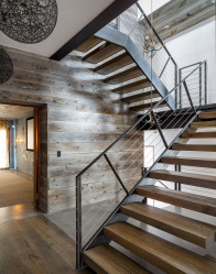 Terminando as escadas em uma casa particular: As idéias mais populares (laminado, azulejo, pedra). Selecionamos apenas materiais práticos e confiáveis ​​(mais de 160 fotos)