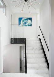 Terminando as escadas em uma casa particular: As idéias mais populares (laminado, azulejo, pedra). Selecionamos apenas materiais práticos e confiáveis ​​(mais de 160 fotos)