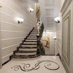 Terminando as escadas em uma casa particular: As idéias mais populares (laminado, azulejo, pedra). Selecionamos apenas materiais práticos e confiáveis ​​(mais de 160 fotos)
