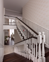 Terminando as escadas em uma casa particular: As idéias mais populares (laminado, azulejo, pedra). Selecionamos apenas materiais práticos e confiáveis ​​(mais de 160 fotos)
