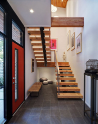 Terminando as escadas em uma casa particular: As idéias mais populares (laminado, azulejo, pedra). Selecionamos apenas materiais práticos e confiáveis ​​(mais de 160 fotos)