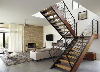Terminando as escadas em uma casa particular: As idéias mais populares (laminado, azulejo, pedra). Selecionamos apenas materiais práticos e confiáveis ​​(mais de 160 fotos)