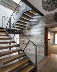 Terminando as escadas em uma casa particular: As idéias mais populares (laminado, azulejo, pedra). Selecionamos apenas materiais práticos e confiáveis ​​(mais de 160 fotos)