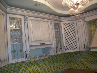 Patina no interior - velho nobre em sua casa. 180+ (foto) com ouro, prata e outros efeitos metálicos