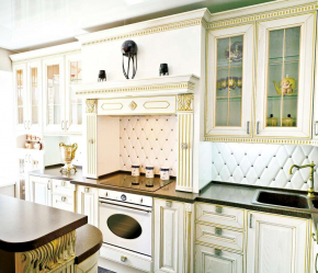 Patina no interior - velho nobre em sua casa. 180+ (foto) com ouro, prata e outros efeitos metálicos