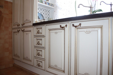 Patina no interior - velho nobre em sua casa.180+ (foto) com ouro, prata e outros efeitos metálicos