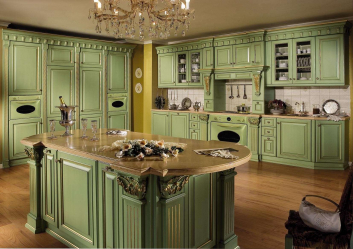 Patina no interior - velho nobre em sua casa. 180+ (foto) com ouro, prata e outros efeitos metálicos