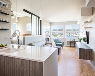 Layout de apartamentos de 2 (dois quartos): 215+ Fotos das formas aprimoradas de reencarnação do Design