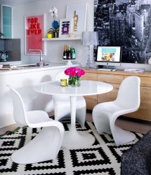 Layout de apartamentos de 2 (dois quartos): 215+ Fotos das formas aprimoradas de reencarnação do Design
