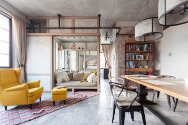 Layout de apartamentos de 2 (dois quartos): 215+ Fotos das formas aprimoradas de reencarnação do Design