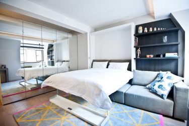 Layout de apartamentos de 2 (dois quartos): 215+ Fotos das formas aprimoradas de reencarnação do Design