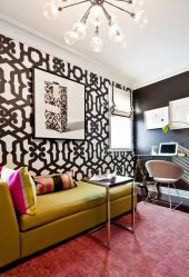 Layout de apartamentos de 2 (dois quartos): 215+ Fotos das formas aprimoradas de reencarnação do Design