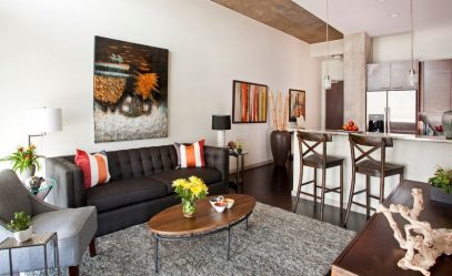 Layout de apartamentos de 2 (dois quartos): 215+ Fotos das formas aprimoradas de reencarnação do Design