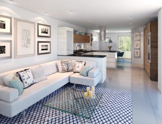 Layout de apartamentos de 2 (dois quartos): 215+ Fotos das formas aprimoradas de reencarnação do Design