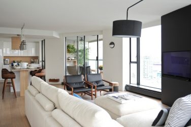 Layout de apartamentos de 2 (dois quartos): 215+ Fotos das formas aprimoradas de reencarnação do Design