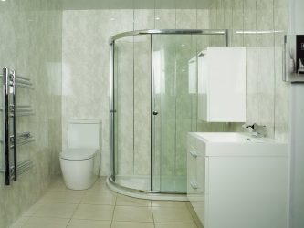 Projetar e terminar o banheiro com painéis de plástico 110+ Foto - maneira rápida e barata de decoração
