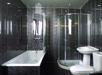 Projetar e terminar o banheiro com painéis de plástico 110+ Foto - maneira rápida e barata de decoração