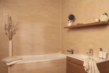 Projetar e terminar o banheiro com painéis de plástico 110+ Foto - maneira rápida e barata de decoração