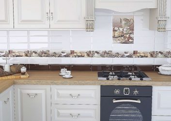 Azulejo para o avental na cozinha (mais de 180 fotos de design): dicas que farão suas paredes ganharem vida