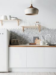 Azulejo para o avental na cozinha (mais de 180 fotos de design): dicas que farão suas paredes ganharem vida