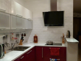 Porco no interior: Características e formas de colocação (avental de cozinha, piso, banheiro, paredes). Qual é o segredo da popularidade? (120 + fotos)