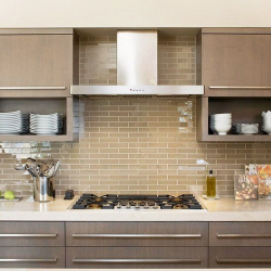 Porco no interior: Características e formas de colocação (avental de cozinha, piso, banheiro, paredes). Qual é o segredo da popularidade? (120 + fotos)