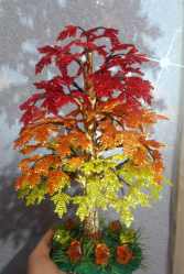 Artesanato feito de miçangas é a base para iniciantes com esquemas (árvores, flores, quadros). Aulas de beleza faça você mesmo (mais de 190 fotos)