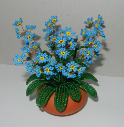 Artesanato feito de miçangas é a base para iniciantes com esquemas (árvores, flores, quadros). Aulas de beleza faça você mesmo (mais de 190 fotos)