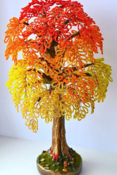 Artesanato feito de miçangas é a base para iniciantes com esquemas (árvores, flores, quadros). Aulas de beleza faça você mesmo (mais de 190 fotos)
